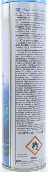 Air Freshener CLEAN 300ml Ocean