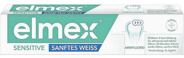 Elmex Toothpaste 75ml Sensitive soft white