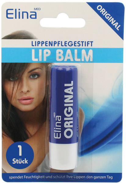 Elina lip balm original on card