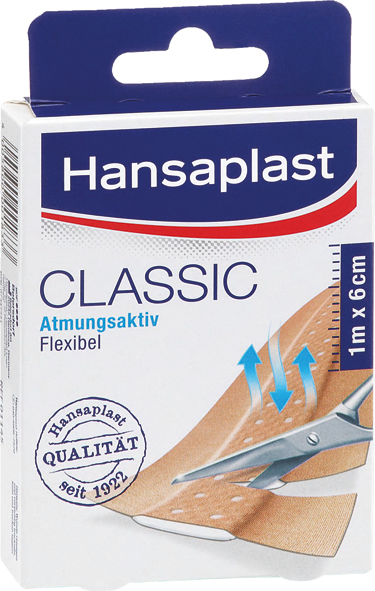 Hansaplast Classic Pflaster 1m x 6cm