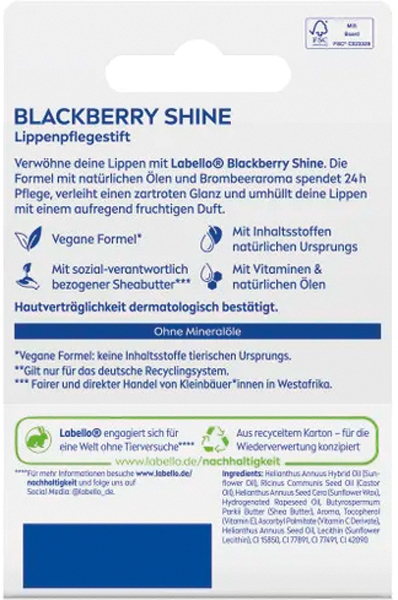 Labello Lippenpflege Blackberry Shine 5,5ml