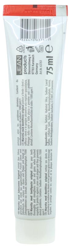 Dentifrice Marvita med Original 75ml protection
