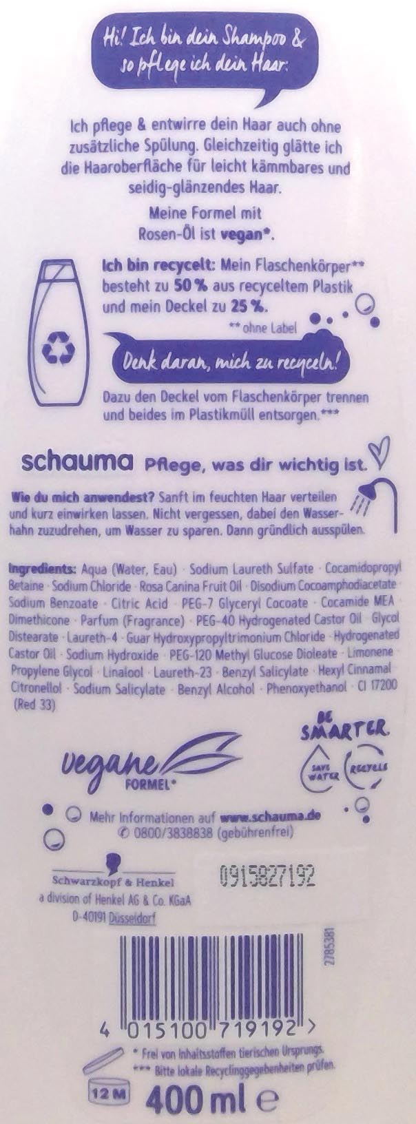 Schauma Shampoo 400ml silk