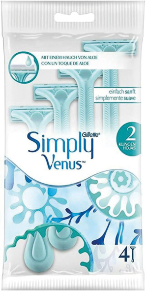 Gillette Women Disposable Simply Venus 4pcs