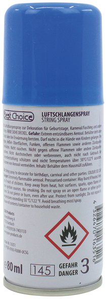 Party Streamer Spray 80ml couleurs vives