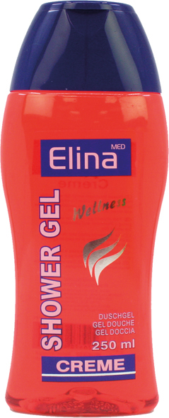 Shower Gel Elina Wellness 250ml Cream