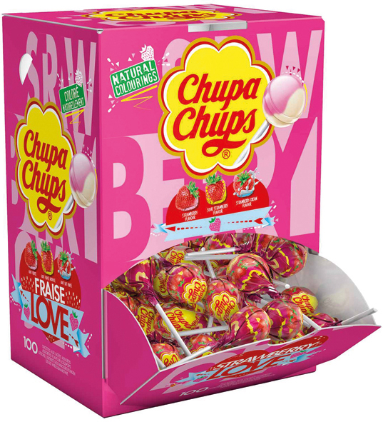 Food Chupa Chups Strawberyy Love 150er