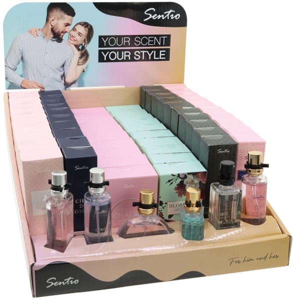 Parfum SENTIO 15ml Assorti 3 60St. 6f.so.