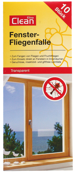 Flycatcher 10 window traps 8x20cm self-adhesive.