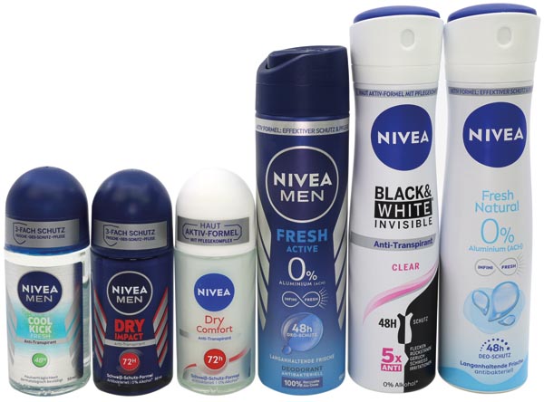 Nivea Deospray 150 / Roller 50ml 48er Mixkarton