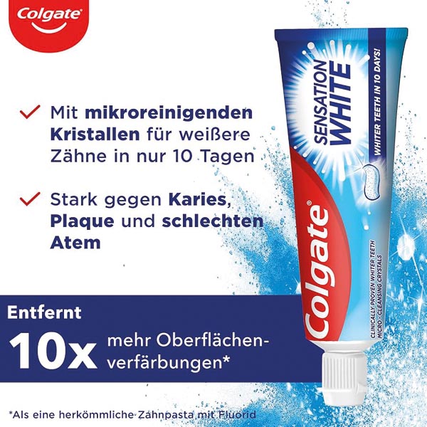 Colgate toothpaste 756ml Sensation White