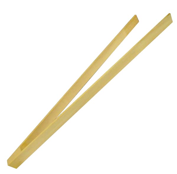 Grill- und Küchenzange 30cm aus Holz