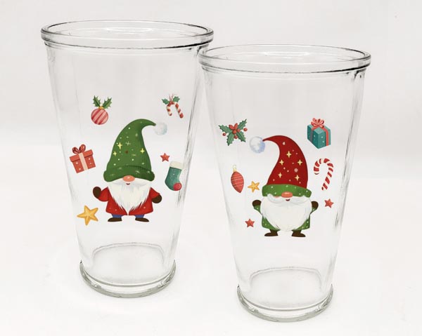 Glas XL Weihnachtsbecher, 450ml