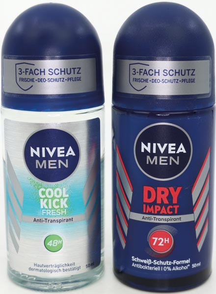 Nivea Deoroller 50ml 10er Mixkarton