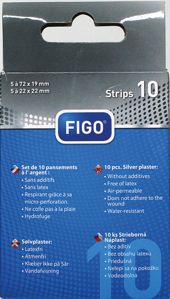 Bandage Silver Bandage 10pcs Latex-Free