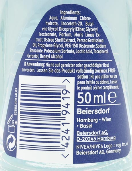 Nivea Deo Roll-On 50ml Active Protect