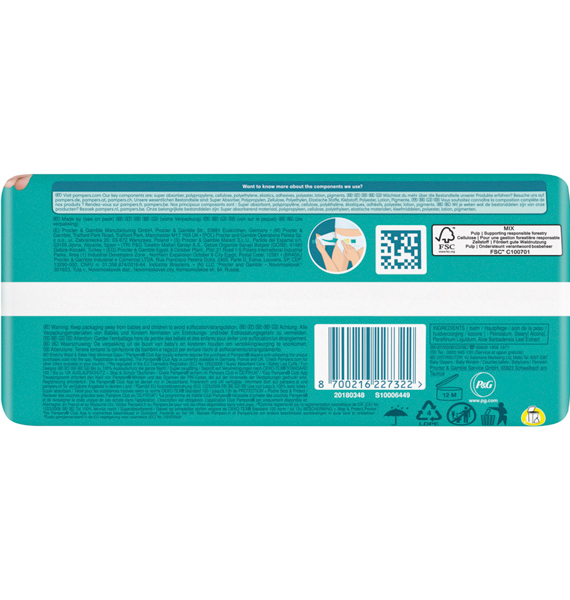 Pampers Windeln Baby Dry Größe 4 Maxi (9-14kg)