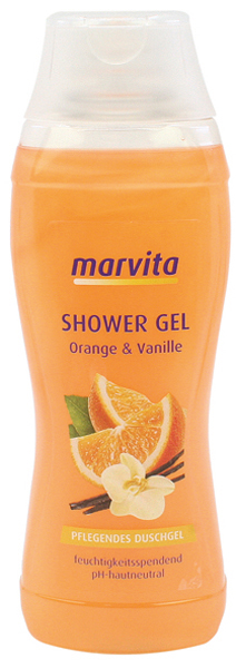 Douche Gel Marvita 300ml Orange & Vanille