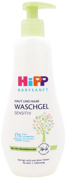 Hipp Babysanft gel douche 400ml Peau et cheveux