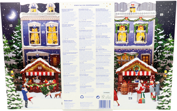 Nivea GP advent calendar, sorted 24 times