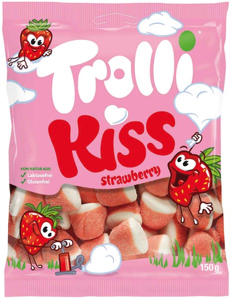 Food Trolli Strawberry Kiss 150g