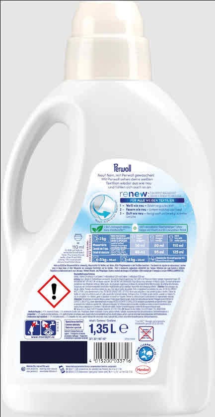 Perwoll Feinwaschmittel Weiß 27WL 1,35L