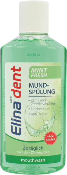 Teeth Mouthwash Elina 250ml Mint Anti-Plaque Gr.