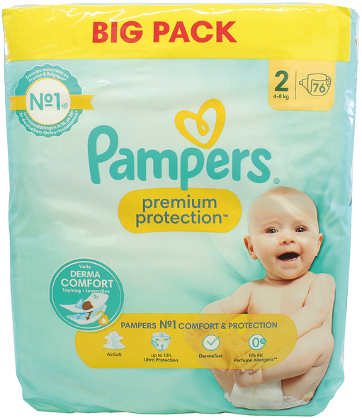 Pampers Premium Protection New Baby Gr.2 Mini 68