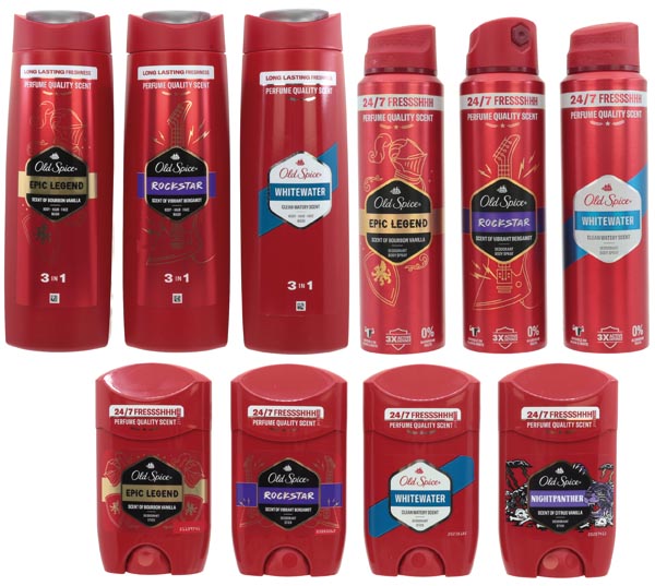 Old Spice 38pcs mixed Display