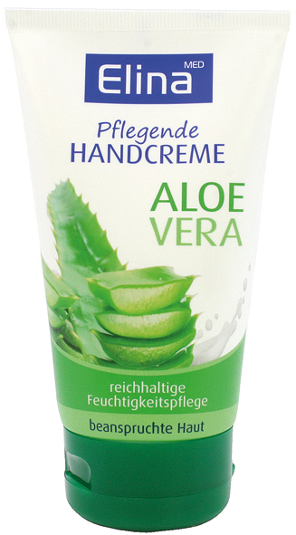 Crème Elina pour les mains 150ml Aloe Vera Tube