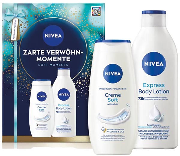 Nivea GP 'Zarte Verwöhnmomente' Dusch 250ml Creme