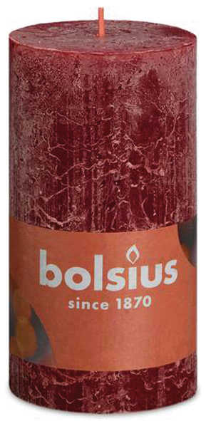 RUSTIK Cheroot Candle 130x68 old red