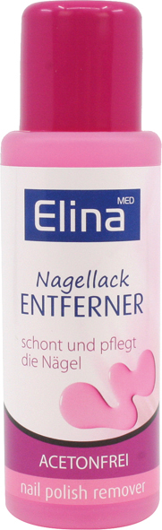 Nail Polish Remover Elina 100ml acetone-free