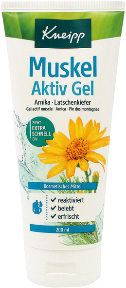 Kneipp Muskel Aktiv Gel 200ml in der Tube