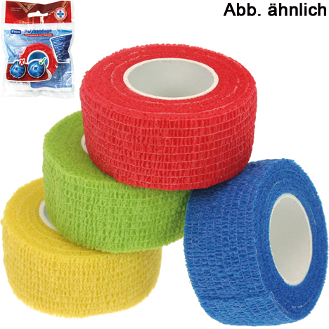 Bandage élastique 4mx2,5cm couleurs assorties