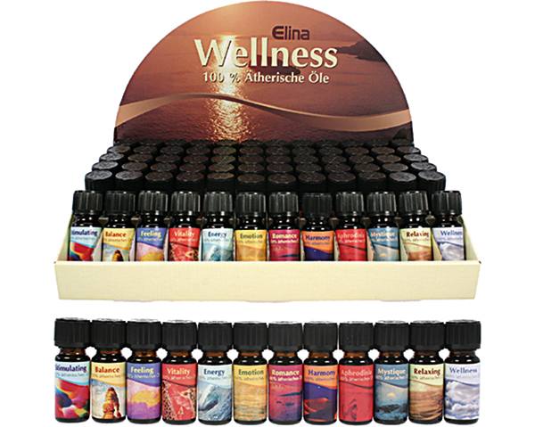 Scented Oil Wellness 100% Ethereal 12 Scents Disp