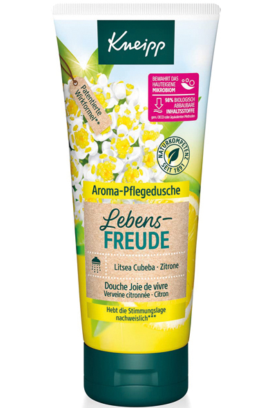 Douche Kneipp 200ml joie de vivre citron