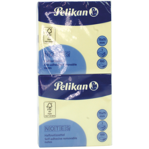 Haftnotizen Pelikan 75x75mm Notes 100 Blatt