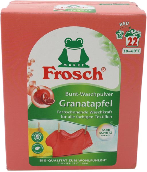 Frosch washing powder 1,45kg Pommegranate