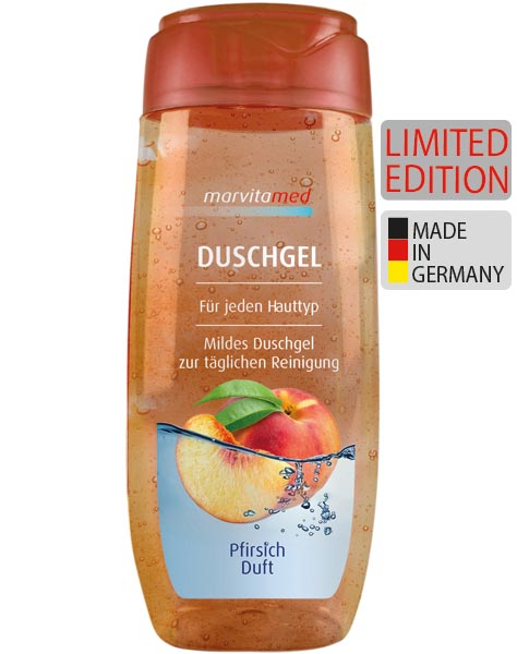 Marvita med gel douche 300ml pêche