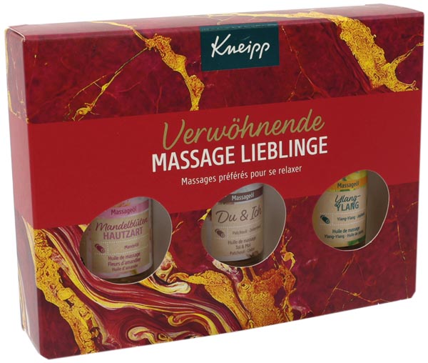 Kneipp Coffret Cadeau Massage 3x20ml Huile