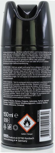 Deospray Elina 150ml for men Active Fresh