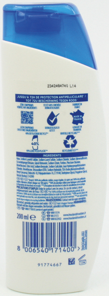 Head&Shoulders shampooing 200ml apple