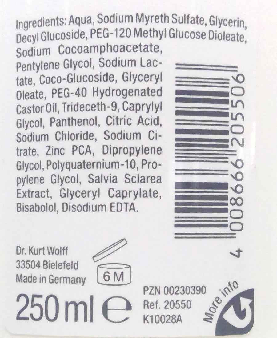 Alpecin Shampoo 250ml Hypo-Sensitive dry skin