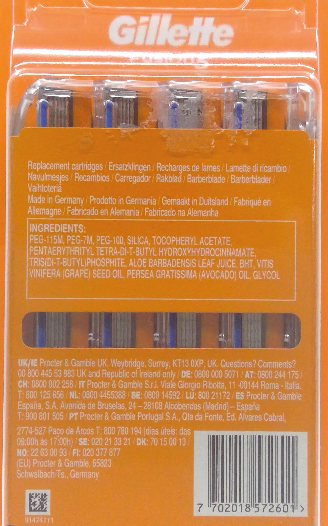 Gillette Fusion 12pc Blades