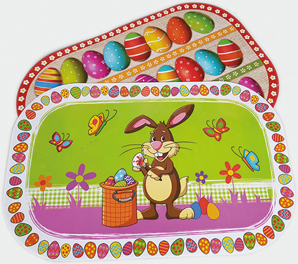 Placemat 42x27cm with great motifs, assorted