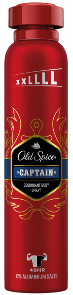 Spray corporel Old Spice 250ml Capitaine