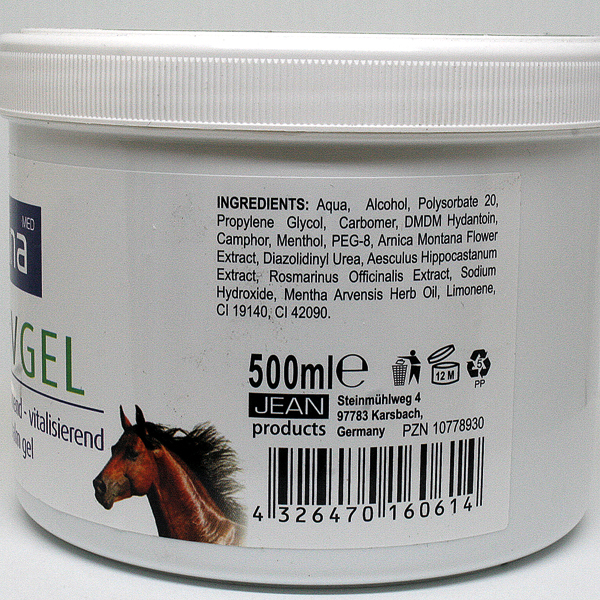 Cream Elina 500ml Horsebalm activ in Gel-Form