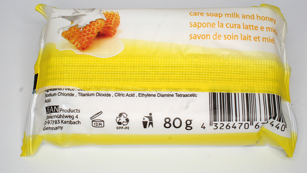 Soap Elina Milk & Honey 80g Bar in Foil