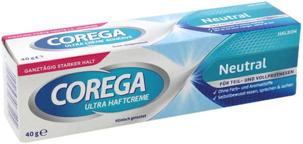 Corega Ultra fixating cream 40ml without flavour